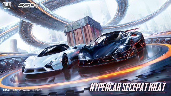 Ada Hypercar Asal Amerika di PUBG Mobile